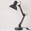Abajur de mesa dobrável americano com proteção para os olhos LED, luminária de mesa especial de ferro com clipe de braço longo, luminária de leitura e trabalho