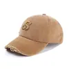 Gorra de Béisbol Vintage Bordada con Letra S 3D Estilo Retro Europeo y Americano Transfronterizo para Hombres y Mujeres con Diseño Único Desgastado