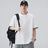 Ropa para Hombre Fengshe / Camiseta de Manga Corta Pullover Falsa de Dos Piezas Camiseta Retro Japonesa para Hombre Camiseta Casual Sencilla