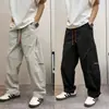 Pantalas Masculinas Casuais Esportivas de Perna Reta Soltas Finas Moda Personalidade Frescas Respiráveis de Secagem Rápida Primavera/Verão 2026