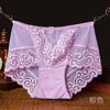 [160 Jin vestível] Renda Lingerie Feminina Tentação Tamanho Grande Respirável Cintura Alta Sem Costura Calcinhas Femininas