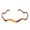 Zhuo Mingxia Variedad de Café Negro Fondo Ondulado Diademas Anchas Delgadas Diademas de Baño Diademas Unisex para Lavado de Cara Fabricante Venta al por Mayor