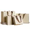 Bolsos Cuadrados de Fondo Plano de Alta Gama Hechos a Medida de Gran Capacidad para Ropa, Regalos, Joyería y Cosméticos, con Bolsas de Papel con Logo