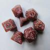 Dados Acrílicos Patrón Dragón Sombra Patente Dados Digitales Dnd Juego de 7 Piezas Juego de Grupo en Carrera Dados Transfronterizos