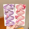 Pasador de Color Gradiente para Niñas Nuevo Pasador de Nube Pinza Lateral para Niña Pasador para Flequillo de Niña Accesorios para el Cabello