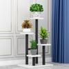 Nuevo Estilo Soporte de Flores de Hierro Forjado Soporte de Piso para Sala de Estar Balcón Dormitorio Estante de Almacenamiento Macetero Simple Interior Multicapa Soporte para Flores Suculentas