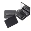 Esponja de secado de pelusa de cuero negro rectangular ultrafina, súper suave, reemplazo para esponja de pastel, esponja de maquillaje seca