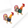 Broche Nuevo, Elegante y Sencillo de Gallo para Cárdigans, Suéteres, Abrigos y Chalinas: Br2269