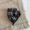 Pinza para el pelo de coleta alta grande de otoño e invierno, pinza banana con estampado de leopardo, horquilla para la parte posterior de la cabeza, pinza vertical, pinza retorcida, accesorio para el pelo para mujer