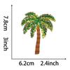 Serie de Verano Silla de Playa Bordada Hecha a Mano Helado Sandía Helada Palmera Estrella de Mar Salvavidas Parche de Tela para Planchar