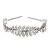 Kakutong Headbands Europeias e Americanas Transfronteiriças com Cabeça de Folha, Joias de Noiva Barrocas, Acessórios de Cabelo com Folha, Presentes