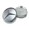 Adequado para Calotas de Cubo de Roda Mercedes-Benz Classe A Classe C Classe E Classe S Classe Gl Classe B Classe V Calota Central de Roda Amg Brabus Logo
