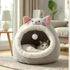 Nido para Gatos Plegable Transfronterizo, Adecuado para Todas las Estaciones, Casa para Gatos Transpirable, Nido para Perros Pequeños, Nido para Gatos, Nido para Gatos Semicerrado, Nido para Perros