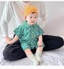 Mono de verano para bebé recién nacido estilo coreano niños bebé verano delgado estilo occidental cuello polo casual bolsa