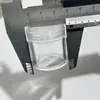 Pote Dosador de Plástico Altamente Transparente, Mini Pote Redondo de Viagem, Caixa Dosadora Cosmética, Caixa Pequena de Armazenamento para Pó e Joias