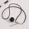 Gema del Tiempo Luminosa Collar 12 Constelaciones para Mujer Estilo Coreano Simple Estudiante Estilo Mori Fresco Cadena Clavícula Colgante de Vidrio