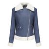 Abrigo de solapa de manga larga cálido de talla europea para mujer, nuevo abrigo de piel con forro polar para otoño e invierno, chaqueta informal para viajeros europeos y americanos de Amazon