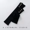 Calcetines altos de cachemira de color liso para mujer, calcetines cálidos de otoño e invierno, diseño engrosado y mullido, efecto adelgazante