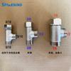 Adaptador 9/16 3/8 7/8 Cobre Puro Conector en T Americano para Inodoro Conector de Tres Vías Tuerca Ajustable