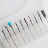 Cabezal de lima para uñas con juego de diamante, cabezal de molienda especial, herramienta de cepillo, pulido para eliminar piel muerta, herramienta para quitar uñas, paquete de 10