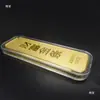 Lingotes de Oro, Ladrillos de Oro, Coleccionables Chapados en Oro, Artículos Decorativos de Banco de Tienda de Oro, Atrezo