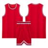 Novo Conjunto de Roupas de Basquete Masculino Verão Estudantes Universitários Compra em Grupo Time de Competição Empresa Camisa Azul Secagem Rápida A93