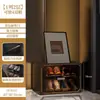 Armário de Sapatos para Entrada de Casa, Armário de Armazenamento, Gabinete de Entrada, Sapateira de Camadas Grande Capacidade Integrada na Parede, Organizador de Botas