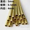 Diámetro 1 2 3 4 40 50 mm tubo redondo pequeño de latón capilar hueco de pared delgada h62/h65 tubo de latón protección ambiental