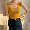 Foto Real 2026 Verão Colete de Tricô Feminino Branco Retrô Pequena Camisola Roupa de Fora Verão Senso de Design Nicho Top sem Mangas