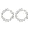 Aretes geométricos irregulares de personalidad simple europea y americana, aretes de línea retorcida de personalidad para mujer, aretes transfronterizos al por mayor