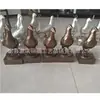 Escultura de Galo de Cobre Fundido Cobre Puro Frango Dourado de Cobre Puro Artesanato Auspicioso Enfeites Parque Quadrado Grandes Enfeites de Galo de Cobre