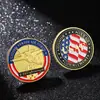 Medalla Conmemorativa Avión de Combate F-35 Moneda Conmemorativa Artesanía de Metal Pintado a Color Insignia Medalla Conmemorativa Moneda Militar