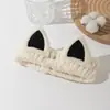 Diadema de Peluche para Lavado Facial para Mujeres, Antideslizante, Sin Marcas, Diseño Lindo y de Alta Gama Personalizable, Adecuada para Aplicar Mascarillas Faciales y Maquillaje, Resistente a la Humedad