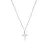 Collar con colgante de estrella simple, joyería de acero de titanio, estilo hip hop callejero, cadena corta oscura, diseño para parejas para hombres y mujeres, estilo frío.