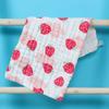 Toalla de bebé de seersucker de alta densidad algodón seis capas de gasa toalla para niños toalla cuadrada suave absorbente empaque individual
