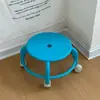 Banquinho Baixo para Casa com Rodinhas Banquinho Pequeno Banquinho Infantil Banquinho com Rodinhas Banquinho Baixo Banquinho Redondo para Casa Resistente Durável Móvel Banquinho com Rodinhas