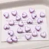 Macaron Acrílico Corazón Cuentas Sueltas DIY Hecho a Mano Casero Pulsera Pulsera Cadena de Teléfono Móvil Accesorios de Joyería
