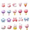 Celebridad de Internet Conejo Fresa Dibujos Animados Accesorios para Uñas Lindo Estéreo Piruleta Helado Accesorios para Uñas Pegamento de Crema DIY
