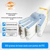 Frete Grátis Luvas de Proteção do Trabalho Resistentes ao Desgaste, Resistentes ao Desgaste Rei Canteiro de Obras Trabalho de Fábrica Industrial Linha de Algodão Branca Luvas Antiderrapantes