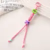Bolsa de Cuerda de Nylon Dopamina de Verano Colgante para Teléfono Móvil Nicho Versátil Nudo Romano Tejido a Mano Colgante de Mochila Escolar para Mujeres
