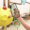 Adecuado para fundas de teléfono móvil Huawei, Diseño simple para llevar en la muñeca para hombres y mujeres, Funda blanda creativa linda y peculiar con pulsera para parejas