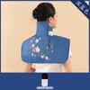 Calefacción eléctrica moxa terciopelo hombrera bolsa de calor cintura control de temperatura fisioterapia hombro cuello cálido moxibustión cervical fumigación espalda