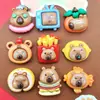 Desenho Animado Comida Brinquedo TV Batata Frita Pão Kabi Bala Diy Acessórios de Resina Adorno de Cabeça Grampo de Cabelo Capa de Celular Adesivo de Geladeira