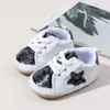Sapatos Infantis para Meninas, Sapatos de Lona para Bebês com Solado Macio Antiderrapante, Sapatos Doces de Bebê com Lantejoulas, Cadarços Frontais e Resistentes ao Desgaste