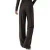 Pantalones deportivos para mujer con forro polar para otoño e invierno, pantalones largos atléticos casuales de corte ajustado, pantalones de yoga térmicos y fluidos de pierna ancha