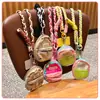 Cordão para Celular Transversal Cáqui Porta-Moedas Ajustável Outdoor Anti-Perda Ins Artesanal Fofo Feminino Tendência D