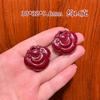 Pingente de Fechadura Xiangyun Paz e Boa Sorte de Areia Roxo-Dourada de Alto Teor Natural para Homens, Mulheres e Crianças, Colar de Cinábrio Vermelho, Cinábrio Atacado