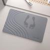 Alfombrilla Absorbente de Barro Diatomeas de Cartón Rígido Antideslizante para Baño, Inodoro, Puerta Secado Rápido Alfombrilla para Pies Hogar Diatomeas Alfombrilla de Piso para Baño
