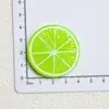 Rodajas Simuladas de Frutas Tropicales Grandes Material de Resina Decoración para Funda de Teléfono DIY Pendientes Llavero Colgante para Bolsita