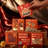 Sobres Rojos del Año de la Oveja con Impresión de Logo, Diseño Creativo de Dibujos Animados, Nuevos Sobres Rojos de Año Nuevo 2027, Venta al por Mayor desde el Fabricante